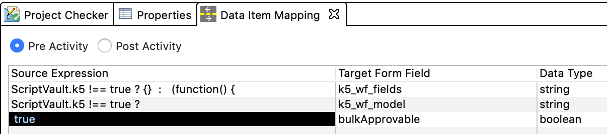 Data Item Mapping